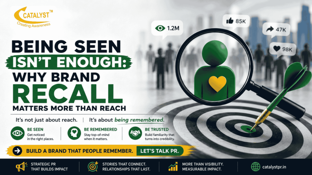Being Seen Isn’t Enough: Why Brand Recall Matters More Than Reach