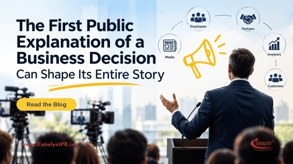the first public explanation